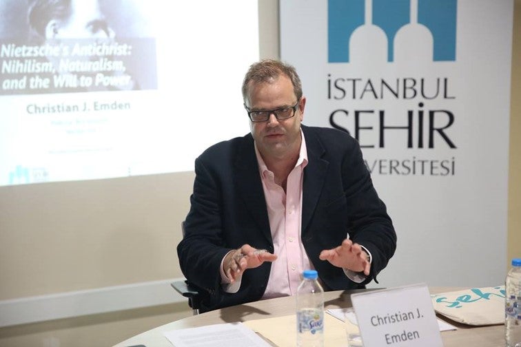Christian J. Emden Visits Istanbul Sehir University in Turkey