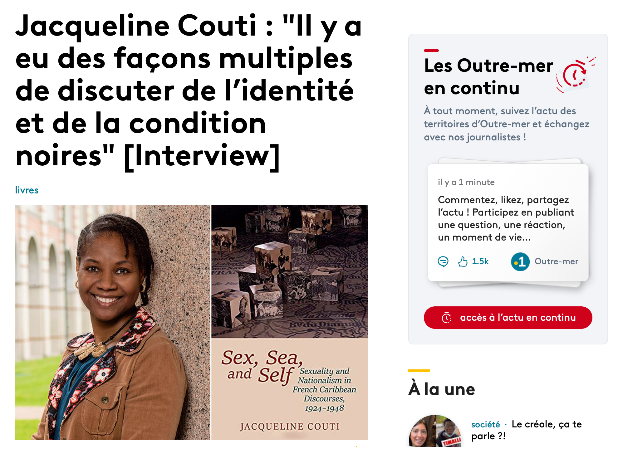 Jacqueline Couti in the News