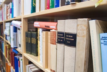 Faculty book shelf